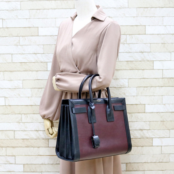 Saint Laurent Bag Purple De Sac Shoulder Jour - Picture 1 of 13